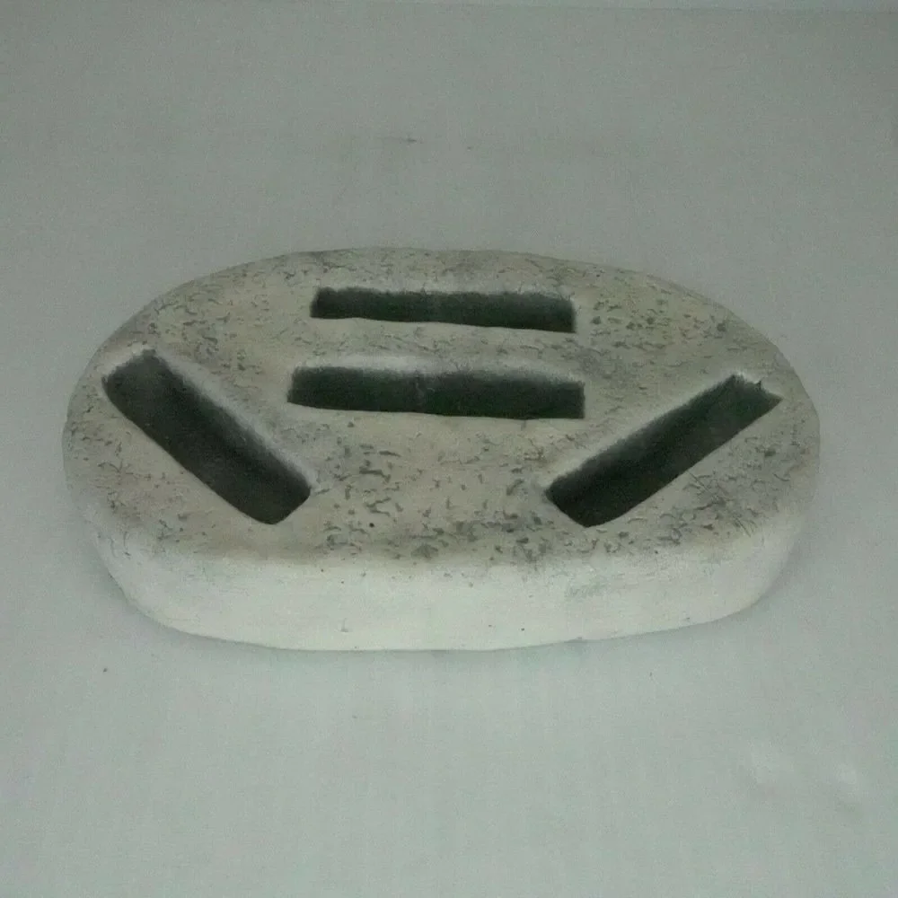 Shapes of Clay Four Indian Coasters and Stand by Stan Ash of Mt. St Helens